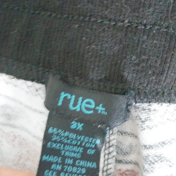 Rue21 3X Tribal Lounge Pants Plus - Picture 2 of 6